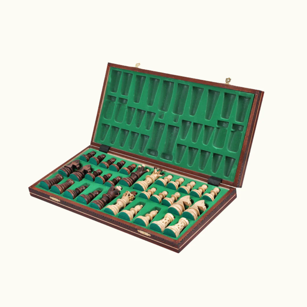 Hopfällbart Schackset – Ambassador – 54 cm - Bild 4