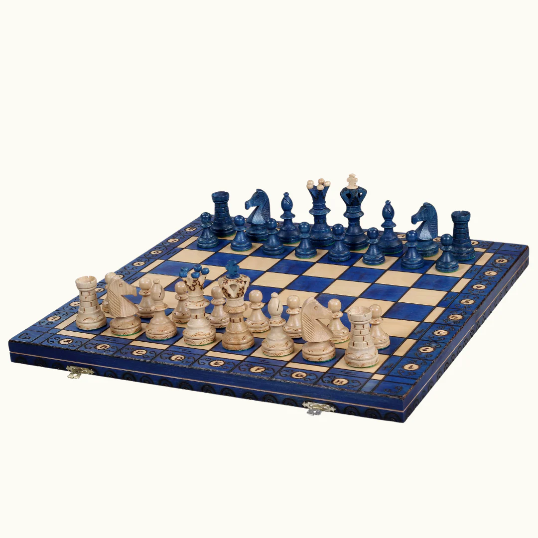 Hopfällbart Schackset – Ambassador – 54 cm - Bild 7