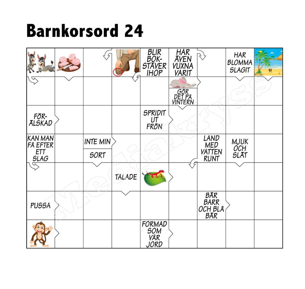 Korsord 387 – Barnkorsord 24 - Bild 2
