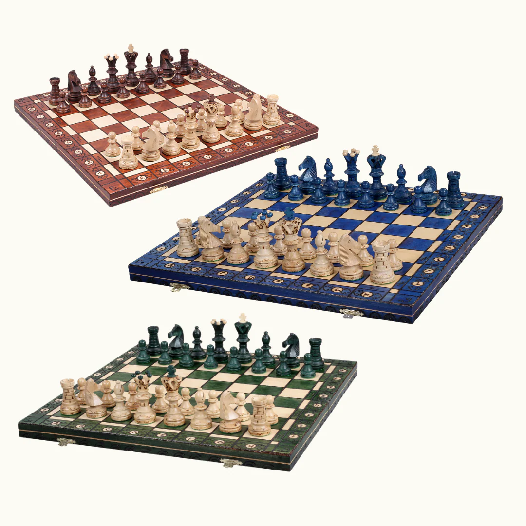 Hopfällbart Schackset – Ambassador – 54 cm - Bild 2