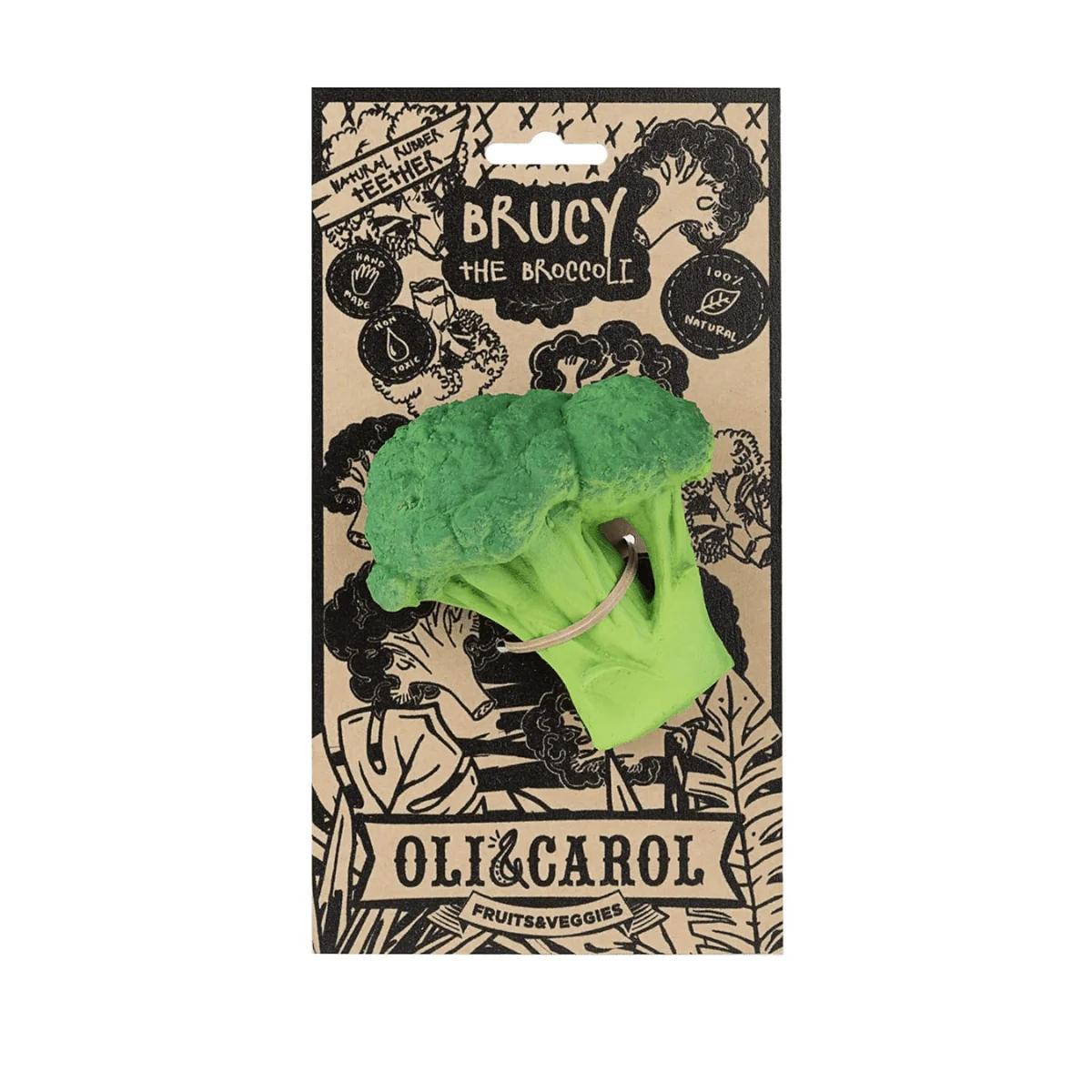 Brucy the Broccoli babybitring