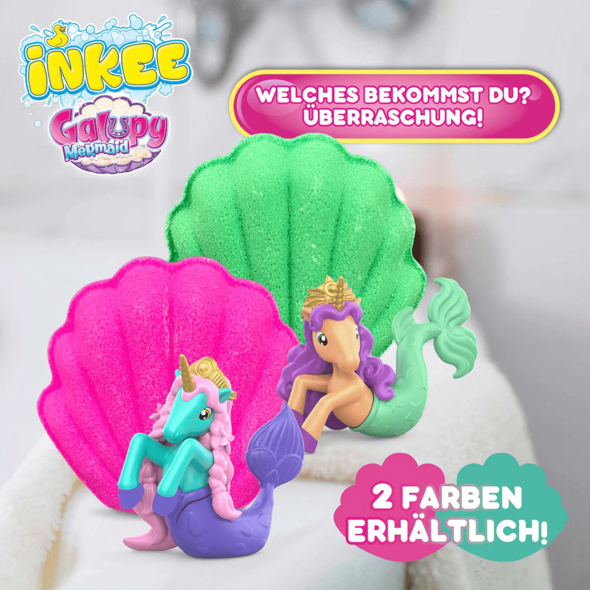 CRAZE Inkee Galupy Mermaid, badbomb + leksak - Bild 4