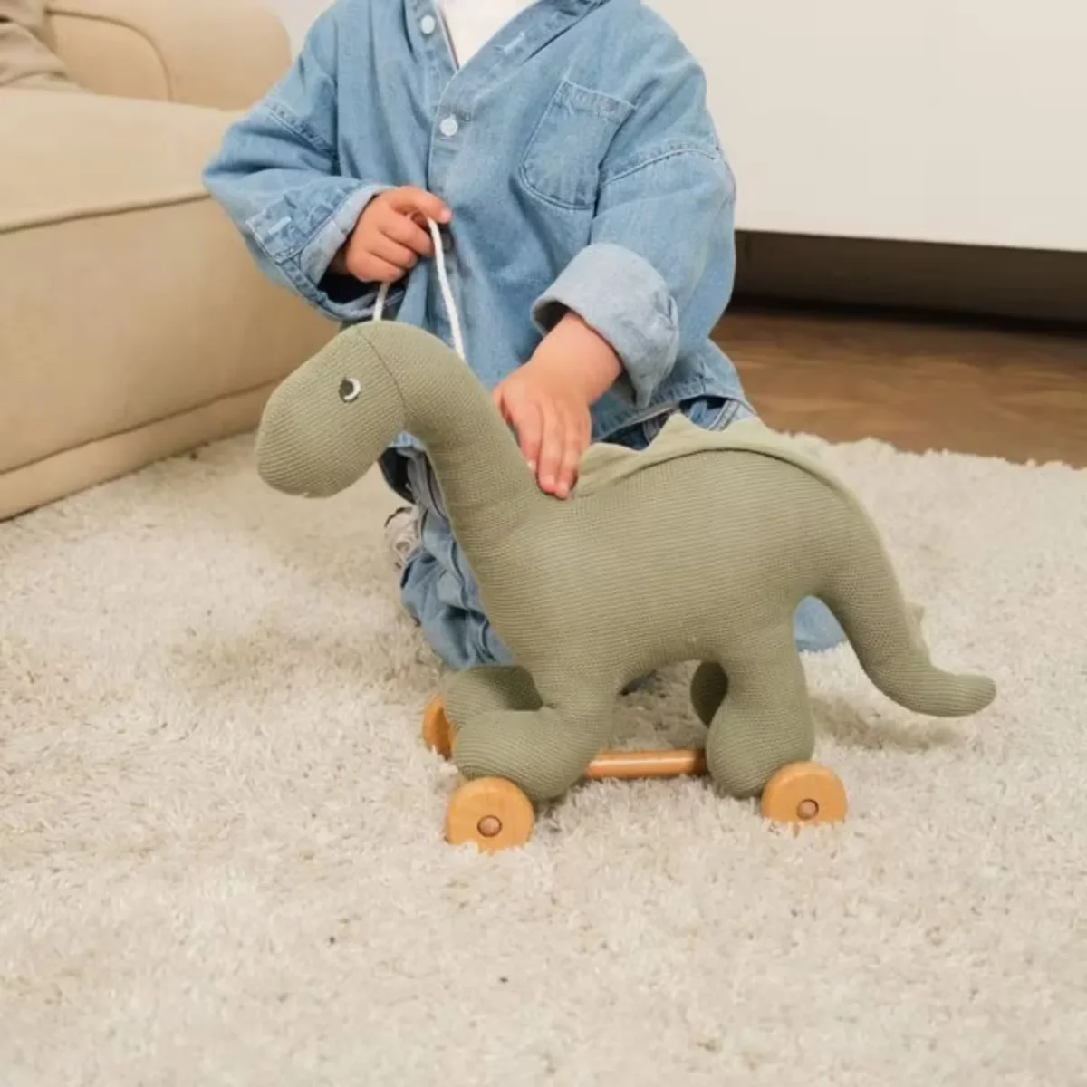 Dragleksak Victor – Dinosaurie på hjul – Egmont Toys - Bild 3