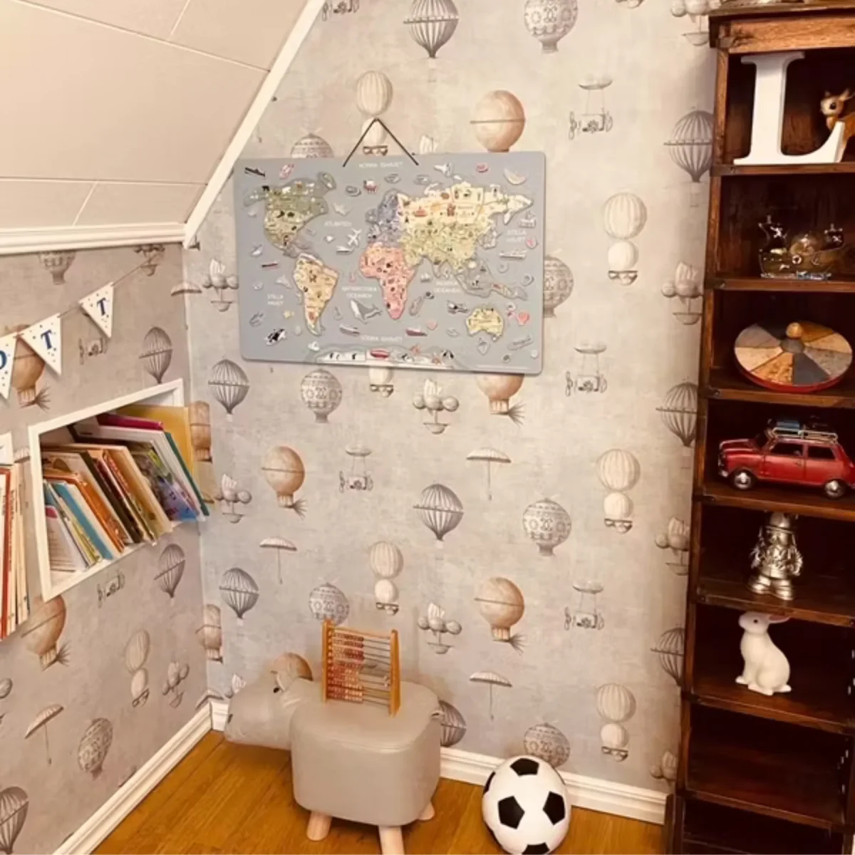 Väggkarta världen – Magnetpussel & Whiteboard – PolarB by VIGA - Bild 4