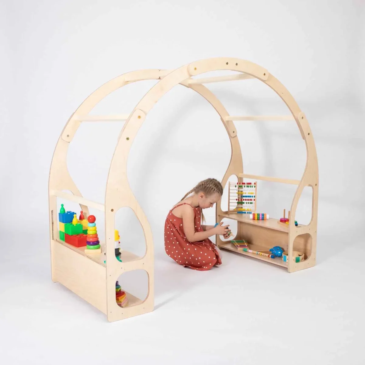 Montessori Lekställning & Leksakshylla för Barn - Bild 5